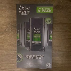 Never Opened Doves Men’s Care 4 pack of Deodorant!!